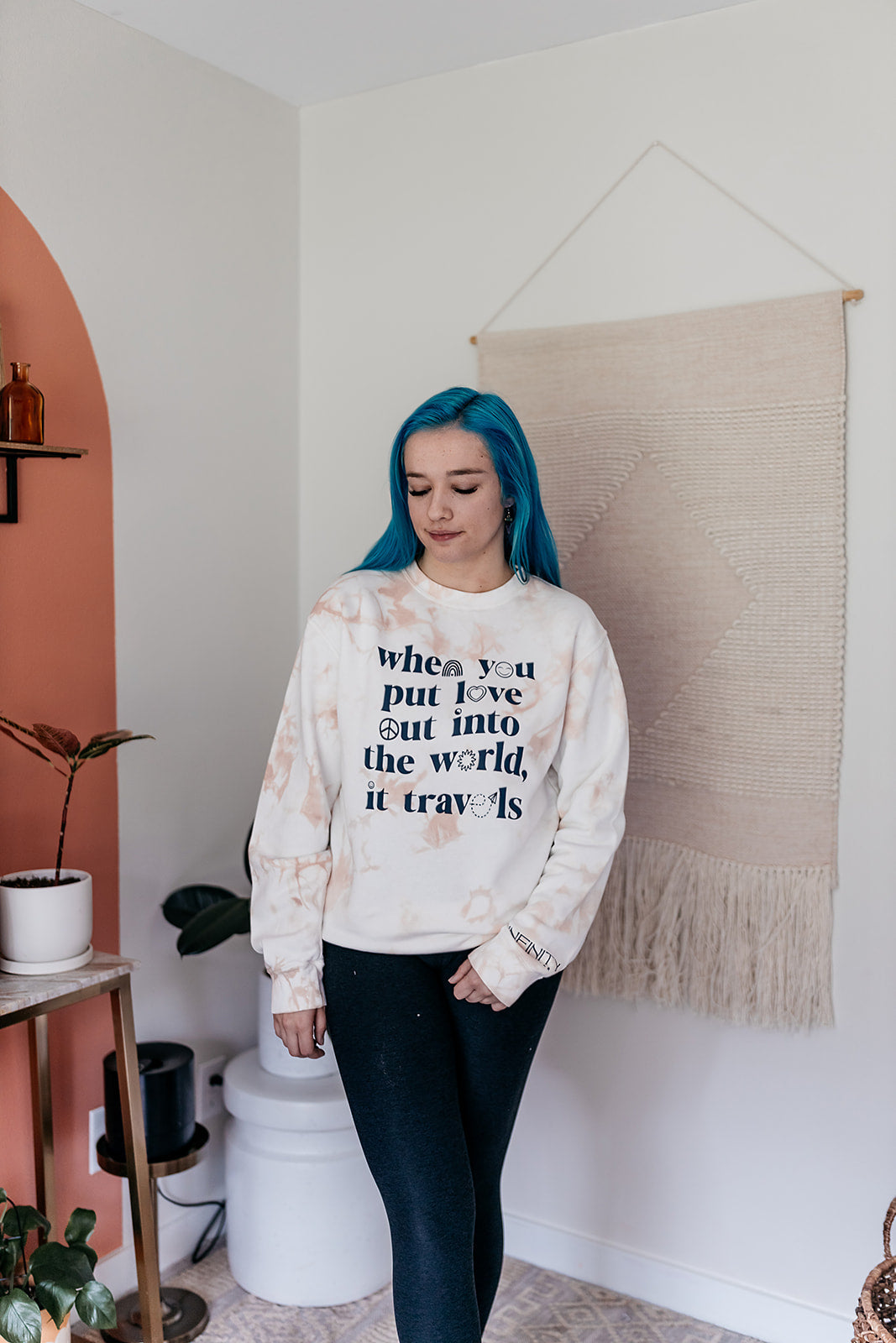 Crew-Neck-Sweatshirt-Unisex-Put-Love-Out-Into-The-World-It-Travels