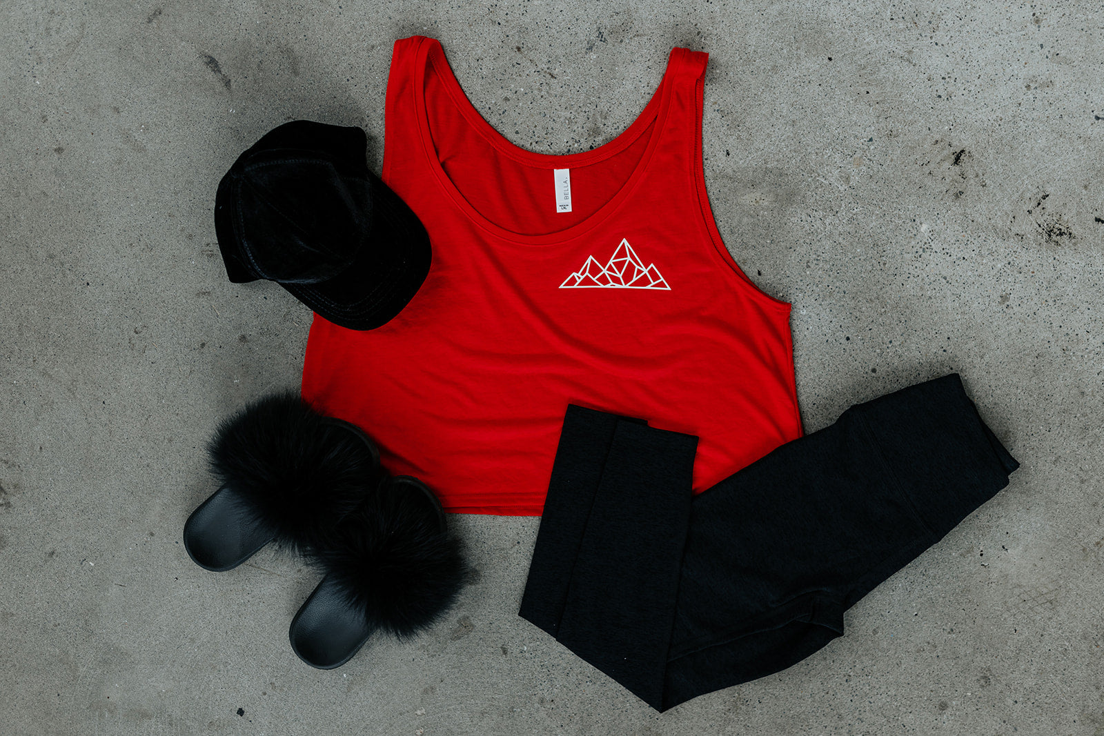 tank-top-scoop-neck-mountain-design