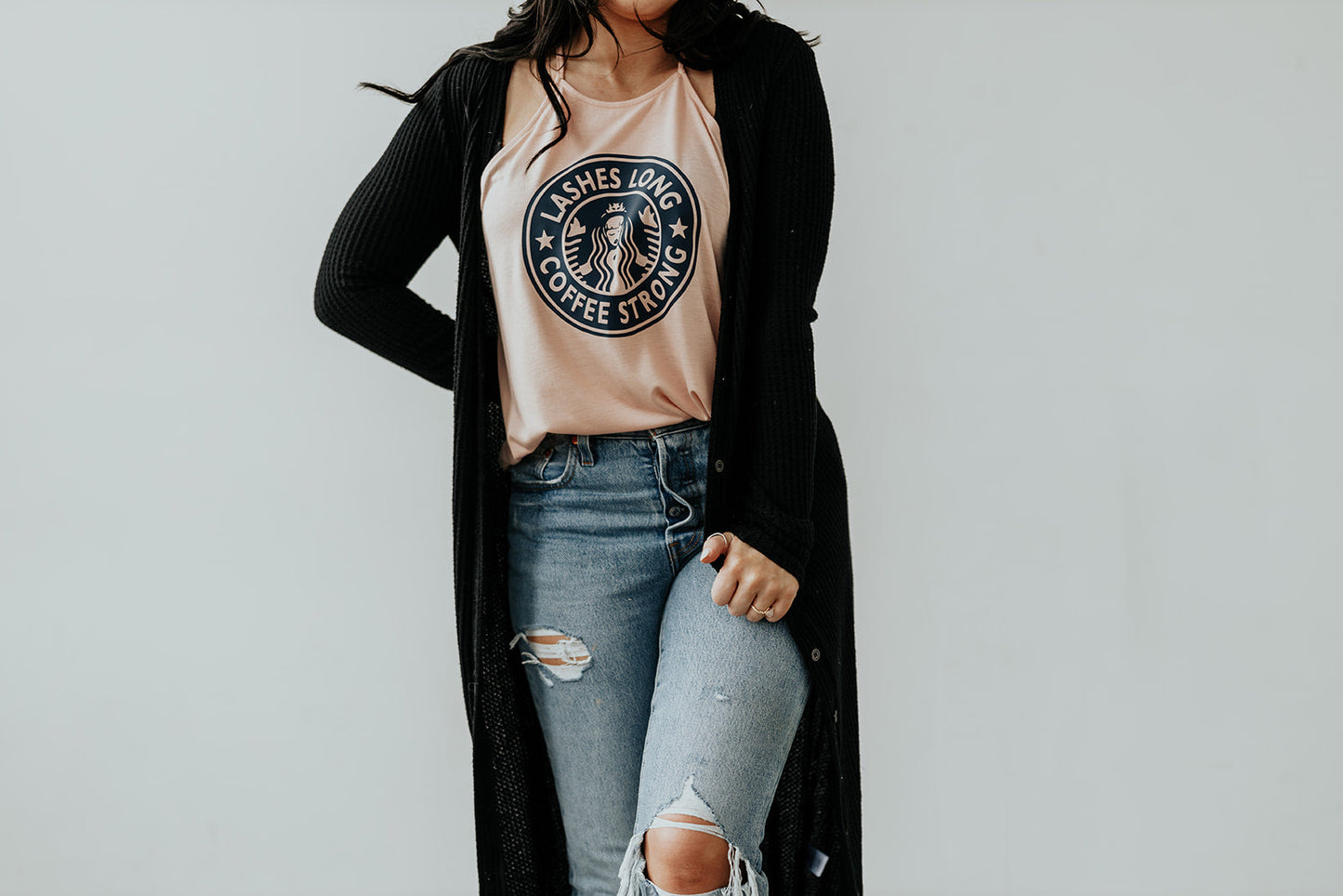 High-neck-tank-top-lashes-long-coffee-strong-girl-design